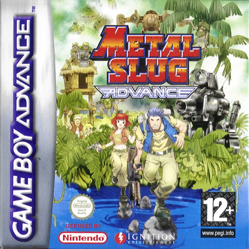 Metal Slug Advance box art for GameBoy Advance